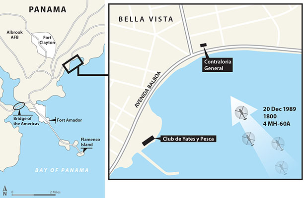 MAP: Location of the Contraloria General