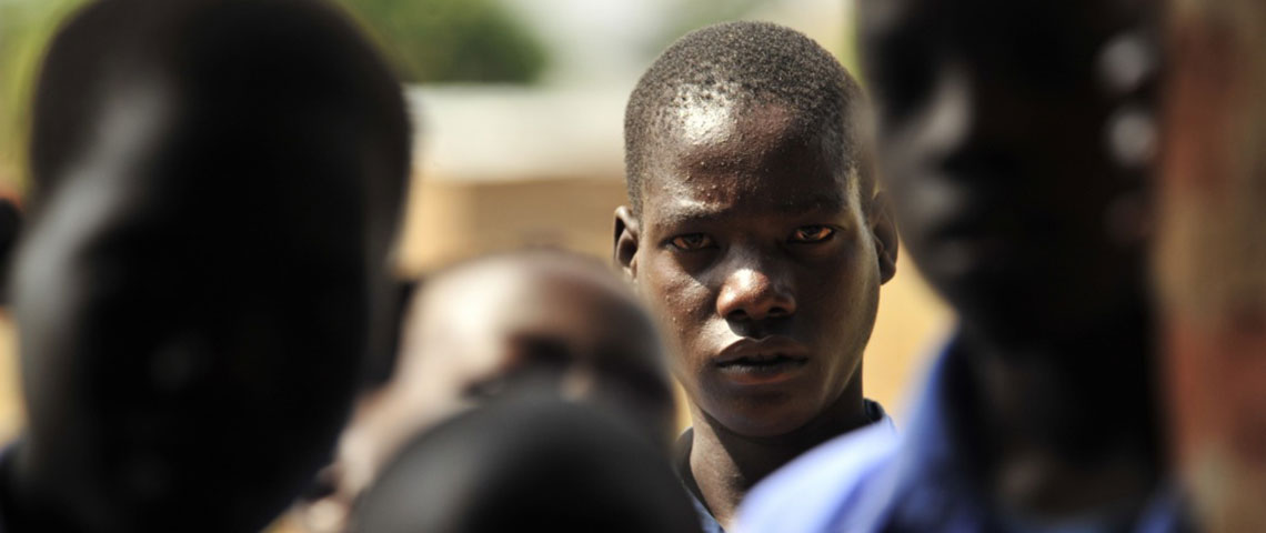 Ugandan choir students rehearse at the St. Theresa Secondary School in Lira, Uganda, 23 February 2009. The school’s previous location in the nearby village of Alanyi had been attacked by the LRA in late 2002, resulting in the killing, abduction, and displacement of many innocent civilians.