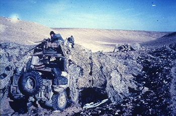 528th SOSB truck drivers ferried supplies to remote border outposts, manned by U.S. Army Special Forces soldiers.