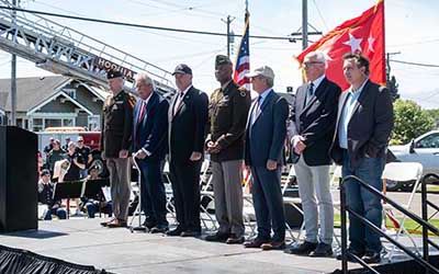 MG Eldon A. Bargewell ceremony