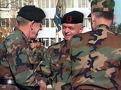 GEN James J. Lindsay, GEN Carl E. Vuono, and LTG Gary E. Luck.