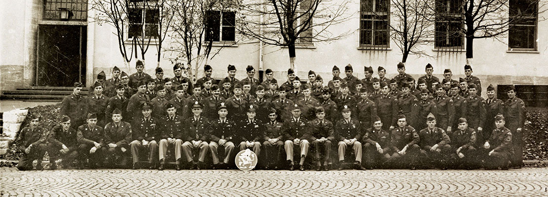 Unit photo outside of the Panzer Kaserne in Böblingen, FRG.