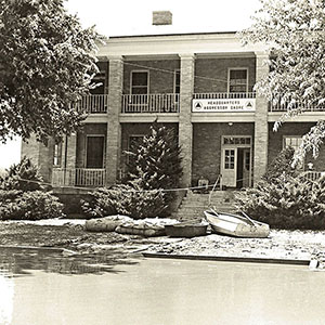 Photos of the devastation on Fort Riley, Kansas, resulting from flooding in summer 1951.