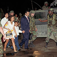 LTG Cédras and his family leave Haiti