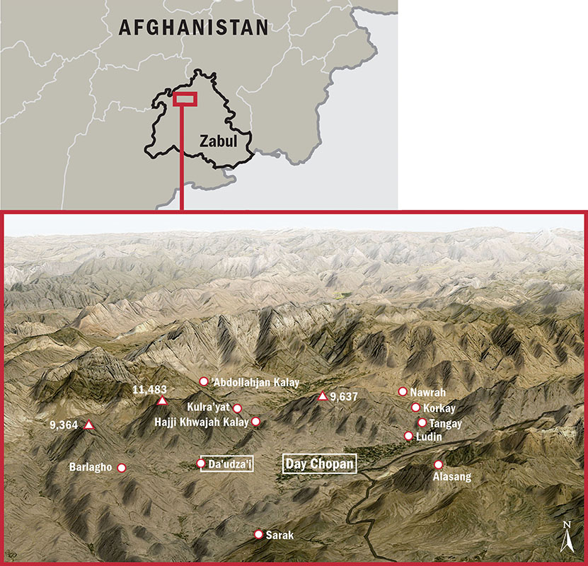 Map of the Day Chopan valley