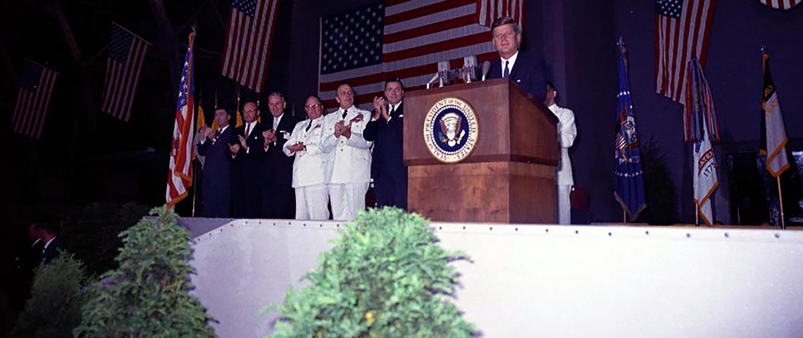 Final photo of JFK at USMA.