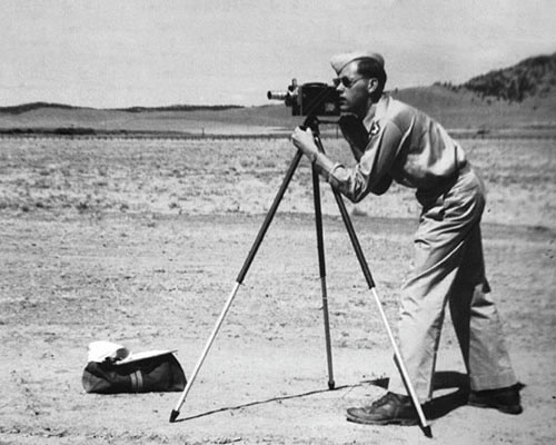 Motion picture photographer Bernie Kassoy was a member of the Photo Detachment of the FSSF. Filming Force training was a significant mission.