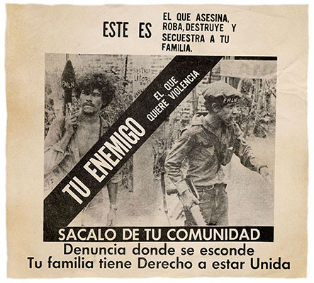 FMLN newspaper photos were “doctored” to highlight guerrilla atrocities and win popular support for the government of El Salvador.