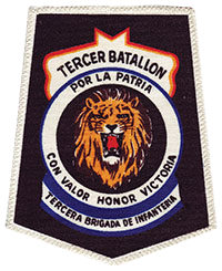 Cazador León battalion shoulder patch