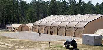 Ground views of the FOB