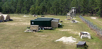 Ground views of the FOB