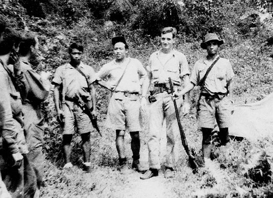 LT James L. Tilly was the OSS advisor to Kachin leader Zing Tawng Naw’s Myihprap Hpuing, or “Lighting Force.”