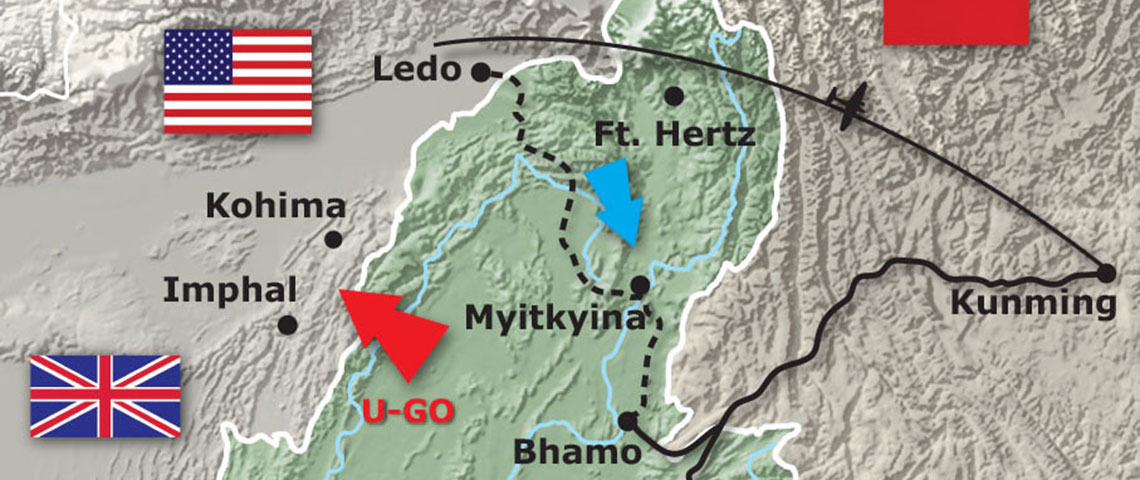 Strategic situation in Burma, Feb-Mar, 1944