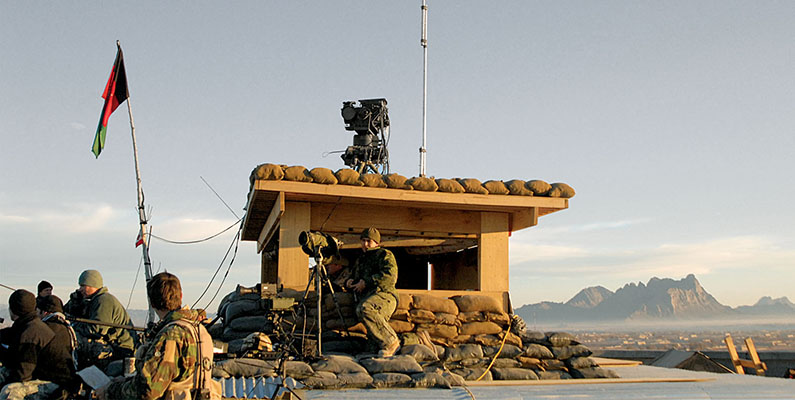 Establishing fortified checkpoints was one of the main missions for TF-31. Manned by Afghan National Army and Police, the checkpoints provided security for the local residents.