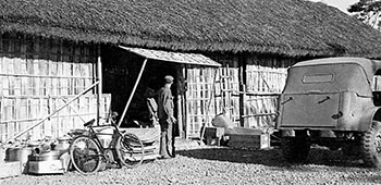 1. Supply warehouse at Detachment 101 Headquarters in Nazira, India.