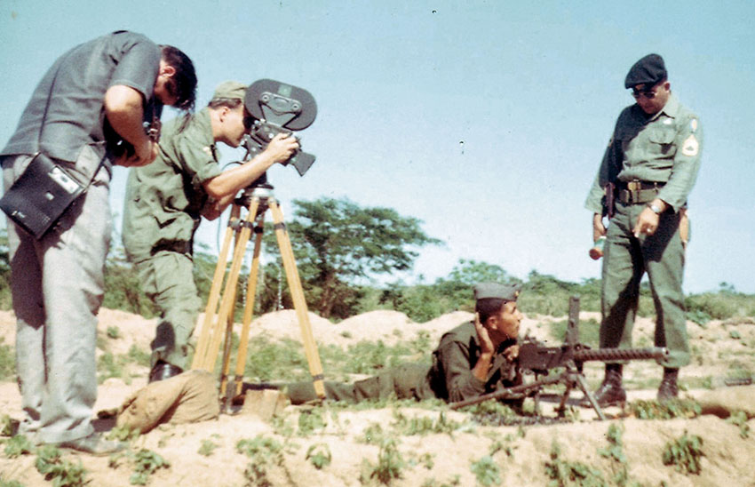 Film crews visited the team at La Esperanza.