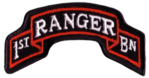 1st Ranger Battalion Scroll