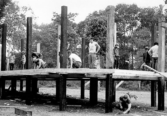 Meeting house construction