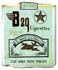 North Korean B-29 Cigarette pack