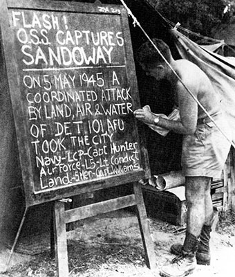 The Detachment 101 Arakan Field Unit utilized numerous OSS capabilities and branches to support the British drive on Rangoon, Burma.