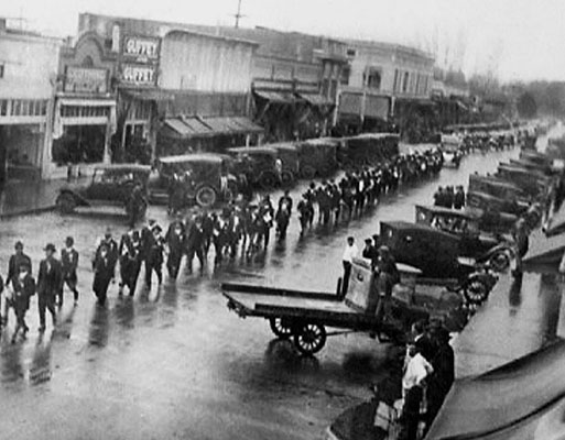 In 1920, Korean communities in California marched in support of the independence movement at home.