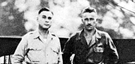 LTC Russell W. Volckmann with MG Basilio Valdes