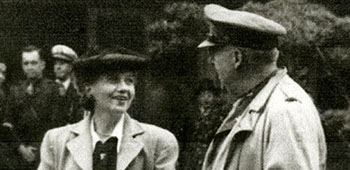 COL and Mrs Munske, Garden Party to Gen Tanzy. 8 May 1947, Fukoko, Kyshue