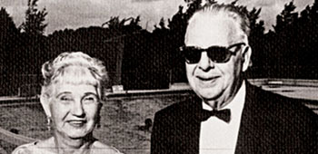 Charles R. Munske and his wife Anna in retirement. They spent their remaining years in Falls Church, Virginia.  Their daughter Judy, wheelchair bound from Polio since 1948, also lived with them.
