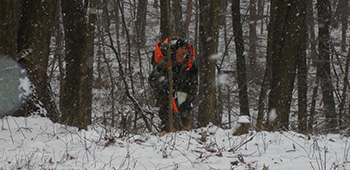 Sgt. Maj. Payne conducts advanced land navigation training