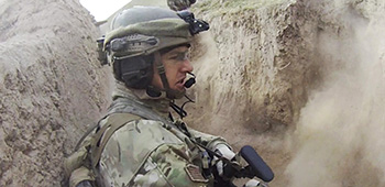 Sgt. Maj. Payne during a 2011 raid in Afghanistan.