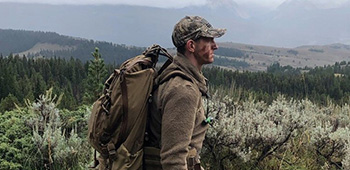 Sgt. Maj. Payne on a hunting trip in Montana in 2019.